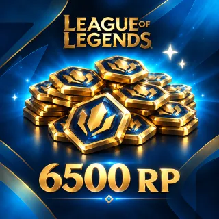 Купить 6500 RP LEAGUE OF LEGENDS БЫСТРОЕ ПОПОЛНЕНИЕ НА РУ СЕРВЕР