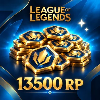 Купить 13500 RP LEAGUE OF LEGENDS БЫСТРОЕ ПОПОЛНЕНИЕ НА РУ СЕРВЕР