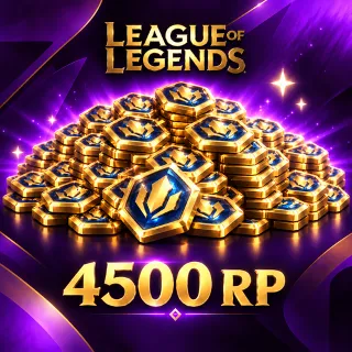 Купить 4500 RP LEAGUE OF LEGENDS БЫСТРОЕ ПОПОЛНЕНИЕ НА EU СЕРВЕР