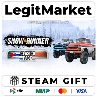 Купить DLC SnowRunner - Clasico Pack / Steam АВТО / МИР