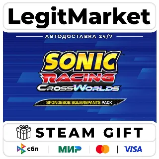 Купить DLC Sonic Racing: CrossWorlds - SpongeBob SquarePants Pack / Steam АВТО / МИР