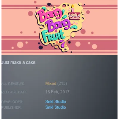 STEAM KEY - Bang Bang Fruit - [РФ + REGION FREE/GLOBAL] - Автодоставка - irongamers.ru