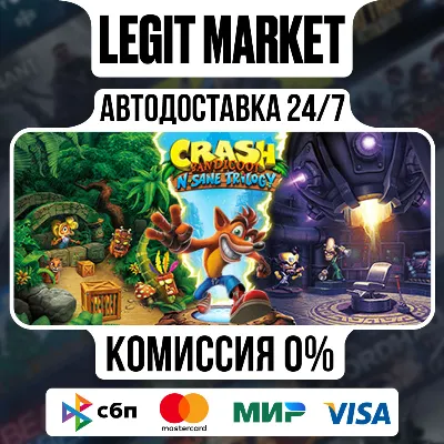 Crash Bandicoot N. Sane Trilogy / Steam АВТО / РУ + МИР - irongamers.ru