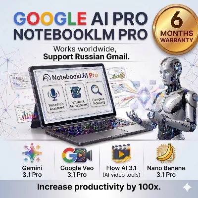 NoteBookLM Pro Plan Подписка 1-6 мес. гарантия (Россия и мир) - irongamers.ru