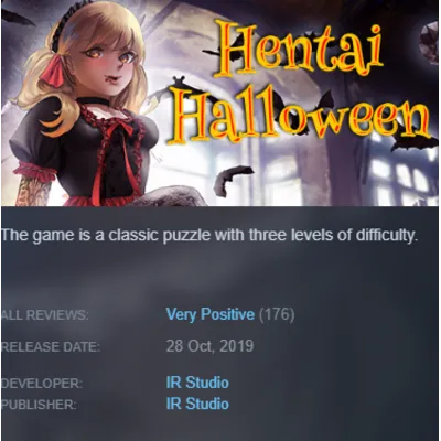 STEAM KEY - Hentai Halloween (18+) - [РФ + REGION FREE/GLOBAL] - Автодоставка - irongamers.ru