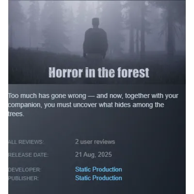 STEAM KEY - Horror in the forest - [РФ + REGION FREE/GLOBAL] - Автодоставка - irongamers.ru