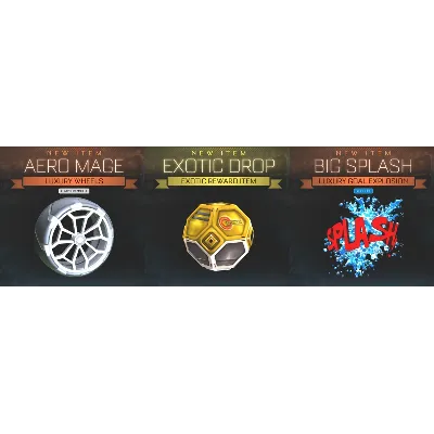 Rocket League - Набор Aero Splash Pack | PS/Xbox/Switch/ПК Ключ - irongamers.ru