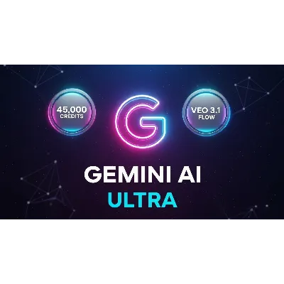 Google Gemini AI Ultra | Veo 3.1 + Flow | 45000 Credits | Гарантия 20 дней - irongamers.ru