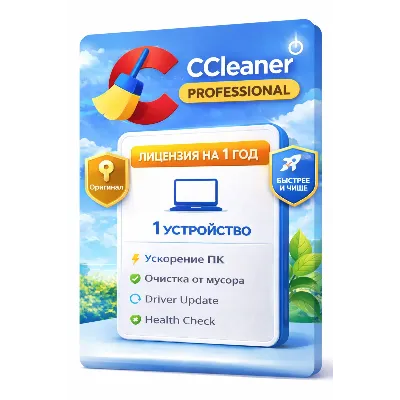 CCleaner Professional 1 устройство 1 год (Windows) - irongamers.ru