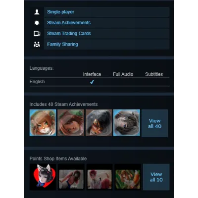 STEAM KEY - Hentai Furry 2 - [РФ + REGION FREE/GLOBAL] - Автодоставка - irongamers.ru