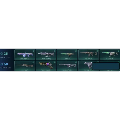VALORANT 6 НОЖЕЙ | 81 скин | 183 уровень | Полный доступ - irongamers.ru