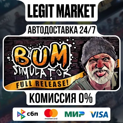 Bum Simulator / Steam АВТО / РУ + МИР - irongamers.ru