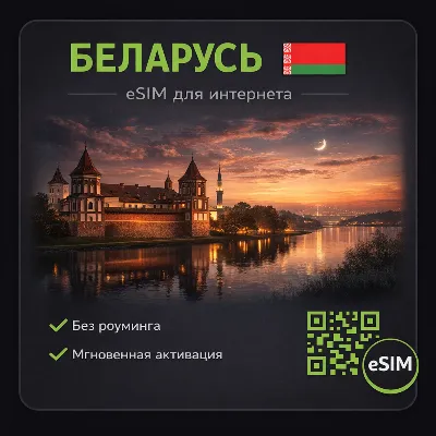 eSIM Беларусь / Туристическая / для путешествий / мобильный интернет / есим - irongamers.ru