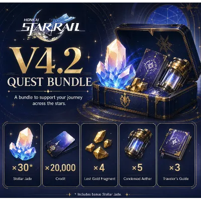 Honkai Star Rail V4.2 Quest Bundle Ключ - глобальный - PS/Android/iOS/ПК - irongamers.ru