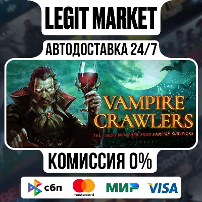 Vampire Crawlers: The Turbo Wildcard from Vampire Survivors / Steam АВТО / РУ + МИР - irongamers.ru