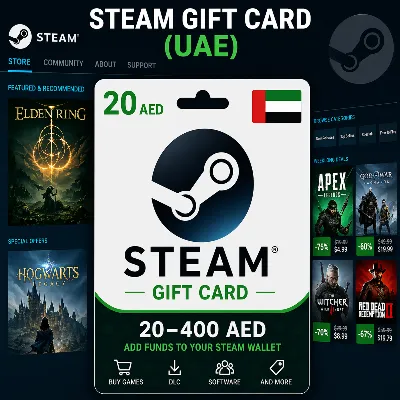 Steam Gift Card (ОАЭ) 20–400 AED | Код пополнения Steam - irongamers.ru