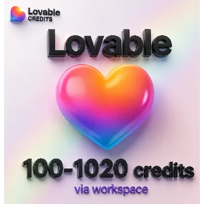 Lovable AI Pro – 1 год | 304+ кредитов на вашем аккаунте | GPT-4o и Claude 3.5 Sonnet - irongamers.ru