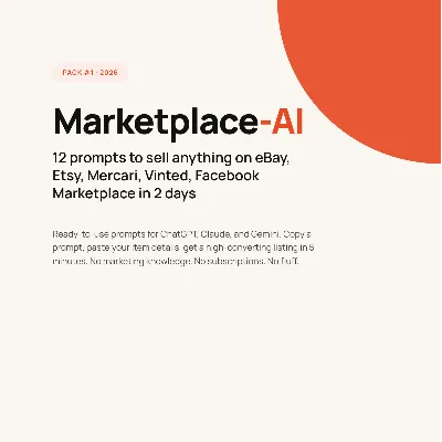 Marketplace-AI - 12 промптов для продаж на eBay, Etsy, Mercari, Vinted, Facebook Mark - irongamers.ru