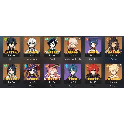 [2in1] NA GENSHIN IMPACT + Honkai: Star Rail | 49 AR | 43 CHARACTERS | 10 LEGENDARY | - irongamers.ru