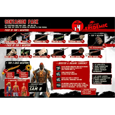 Dead Island: Epidemic + DLC Contagion Pack STEAM Gift - GLOBAL - irongamers.ru
