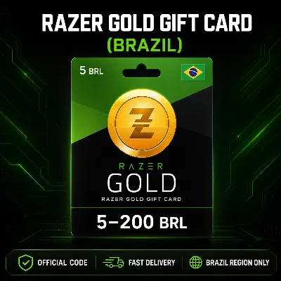 Razer Gold Gift Card (Бразилия) 5–200 BRL | Код пополнения - irongamers.ru