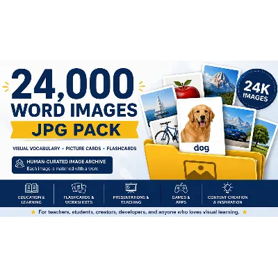 24,000 Word Images Pack — 24 тысячи JPG картинок к английским словам - irongamers.ru