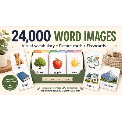 24,000 Word Images Pack — 24 тысячи JPG картинок к английским словам - irongamers.ru