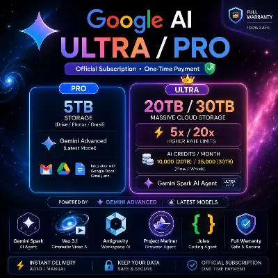 Google AI Ultra 20x, 5x, Pro: Gemini 3.5 Flash, Antigravity | FAST, FULL WARRANTY - irongamers.ru