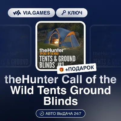 theHunter Call of the Wild Tents Ground Blinds DLC (Steam Ключ) + ПОДАРОК - irongamers.ru