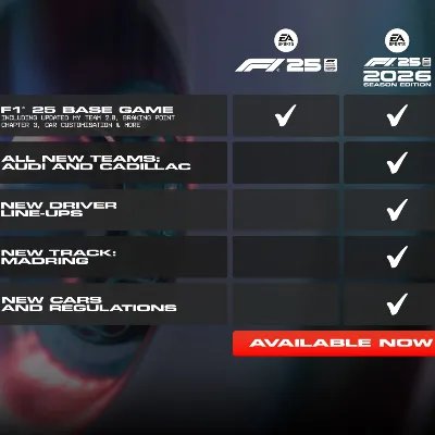 КЛЮЧ F1 25 2026 Season Pack XBOX Код - irongamers.ru