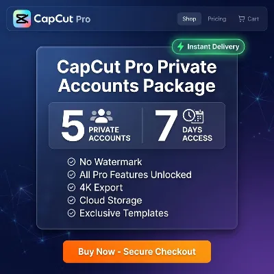 5x CapCut Pro | Частные аккаунты | 7 дней премиум-доступ | Мгновенная доставка - irongamers.ru