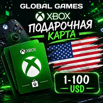 Xbox Gift Card 1-100$ USD США Карта Пополнения - irongamers.ru