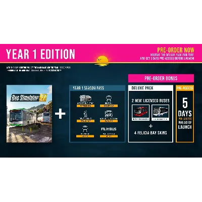 BUS SIMULATOR 27 - YEAR 1 EDITION XBOX|XS+PC WIN КЛЮЧ - irongamers.ru