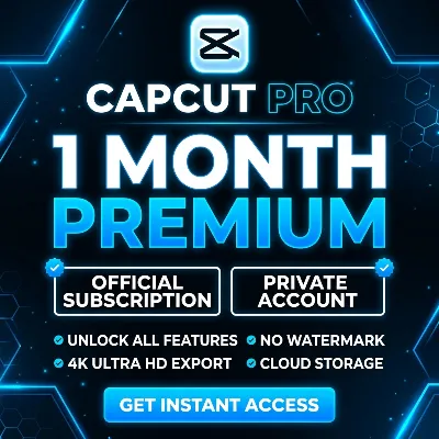 CapCut Pro | 1 месяц | Официальная премиум подписка | Приватный аккаунт - irongamers.ru