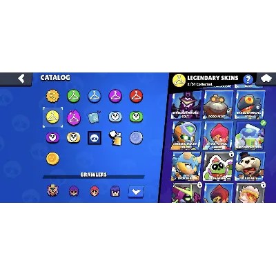 [2in1] BS - CR | 32335 TROPHIES | 86 BRAWLERS | 12 Legendary | 204 Skins - irongamers.ru