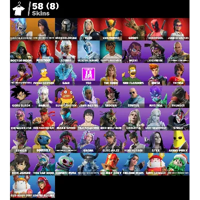 Мгновенный доступ • FN (все платформы) • 58 skins • Thor • Deadpool• Полный доступ - irongamers.ru
