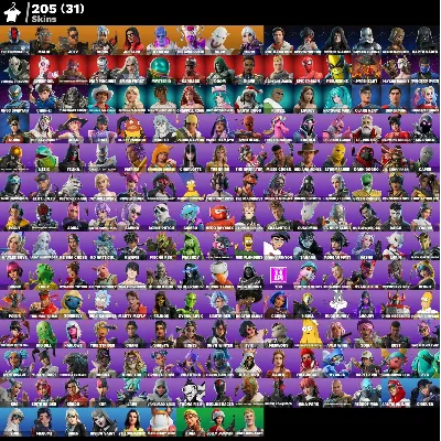 Мгновенный доступ • FN (все платформы) • 205 skins • 3300 VB • Полный доступ - irongamers.ru