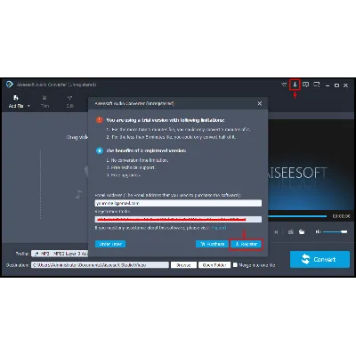 Aiseesoft Audio Converter Код лицензии на 1 год - irongamers.ru