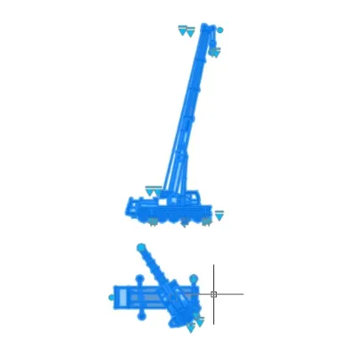 Динамически изменяемый блок стрелового крана Liebherr LTM 1100-5.1 - irongamers.ru