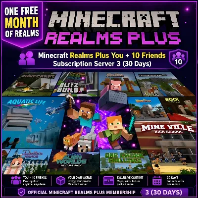МАЙНКРАФТ 【Minecraft Realms Plus на 30 дней】 ТВИЧ ДРОПЫ • GLOBAL - irongamers.ru