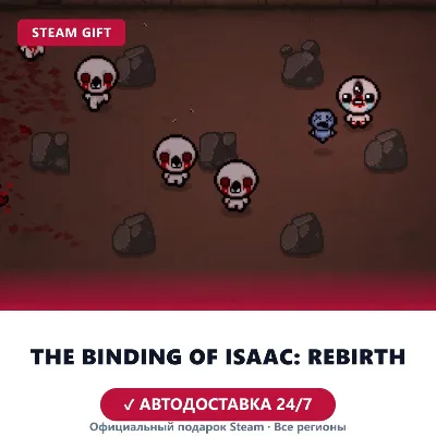 The Binding of Isaac: Rebirth (Steam Gift) · РФ и весь мир · Автодоставка 24/7 - irongamers.ru