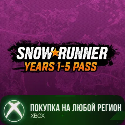 SnowRunner - Years 1 to 5 Pass XBOX На Любой Регион - irongamers.ru