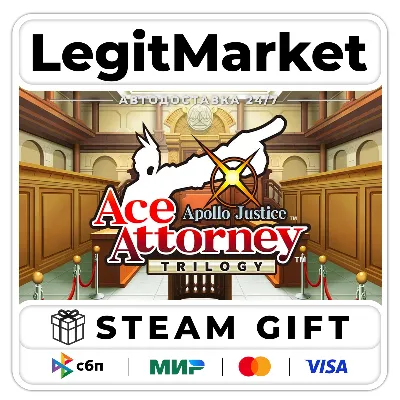 Apollo Justice: Ace Attorney Trilogy / Steam АВТО / РУ + МИР - irongamers.ru