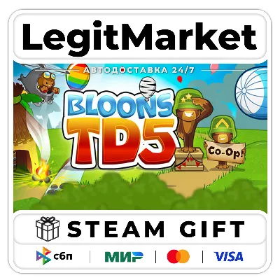 Bloons TD 5 / Steam АВТО / РУ + МИР - irongamers.ru