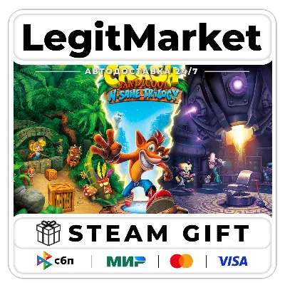 Crash Bandicoot N. Sane Trilogy / Steam АВТО / РУ + МИР - irongamers.ru
