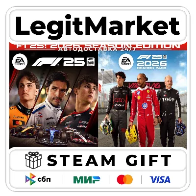 F1 25: 2026 Season Edition / Steam АВТО / РУ + МИР - irongamers.ru