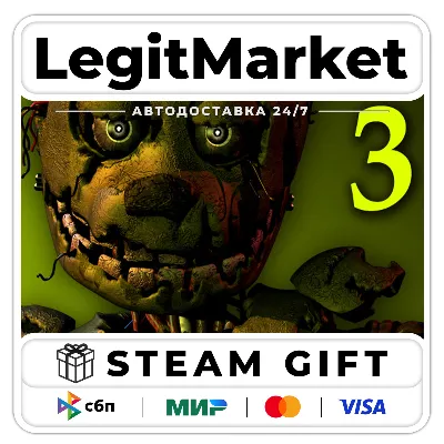 Five Nights at Freddy&acute;s 3 / Steam АВТО / РУ + МИР - irongamers.ru