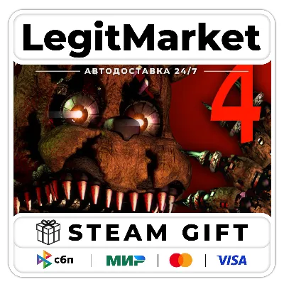 Five Nights at Freddy&acute;s 4 / Steam АВТО / РУ + МИР - irongamers.ru