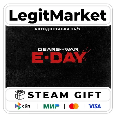 Gears of War: E-Day / Steam АВТО / РУ + МИР - irongamers.ru