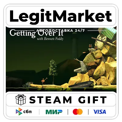 Getting Over It with Bennett Foddy / Steam АВТО / РУ + МИР - irongamers.ru